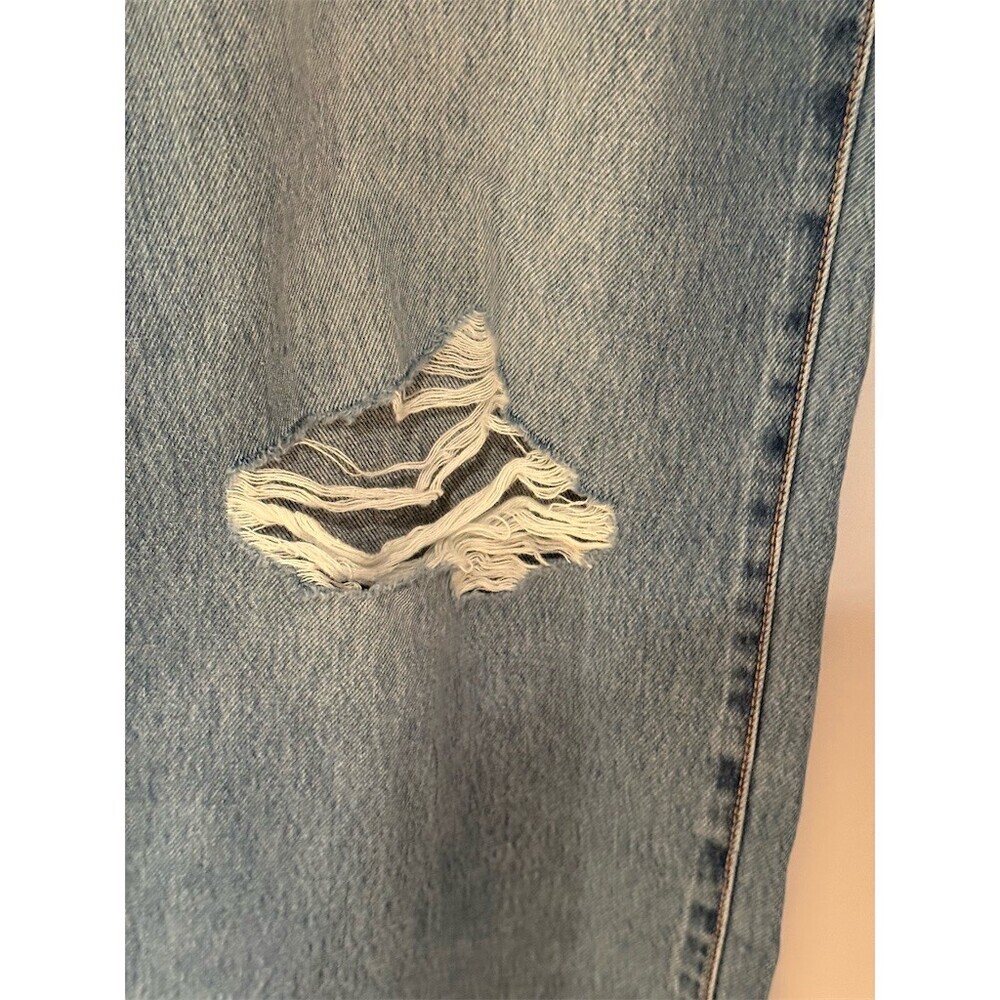 Hidden Jeans Womens Size 30 Light Wash Distressed Carpenter Cro - Picture 2 of 13